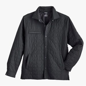 Prada Men's Dark Gray Quilted Jacket